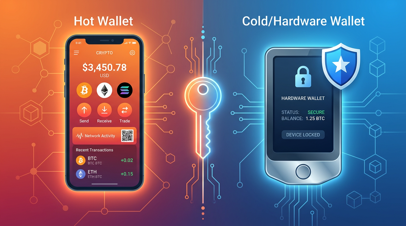 크립토 지갑 종류 총정리: 핫월렛 vs 콜드월렛 비교